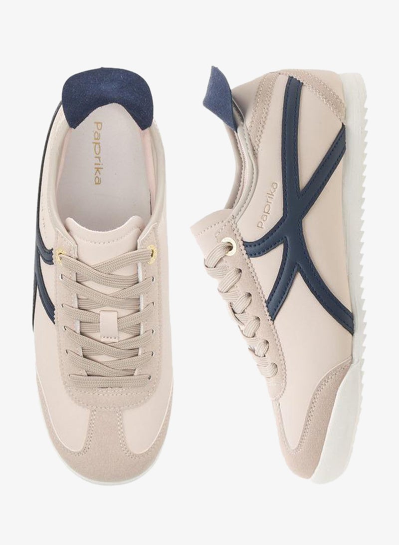 Paprika Women Lace-Up Ankle Sneakers - Image 1